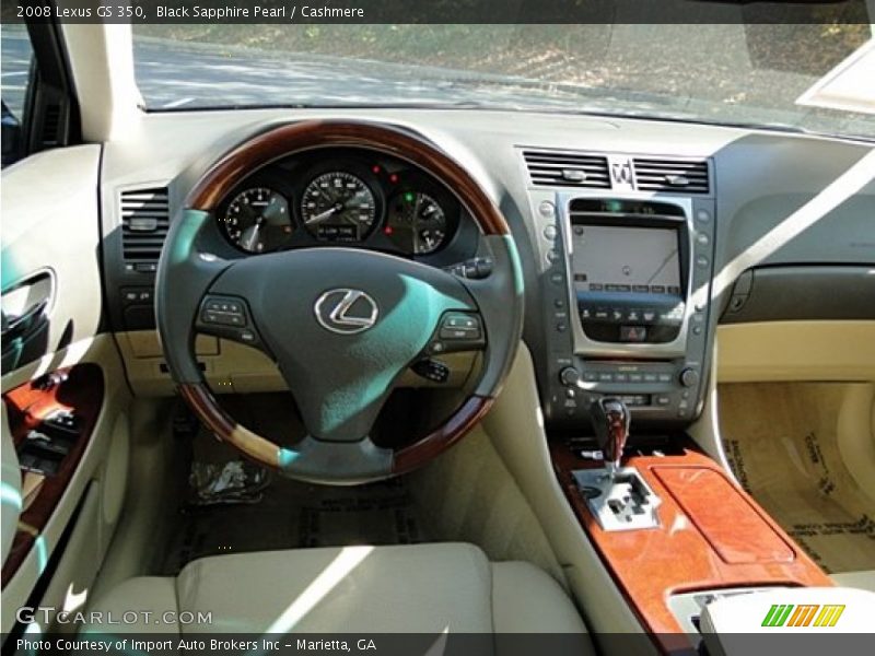 Black Sapphire Pearl / Cashmere 2008 Lexus GS 350