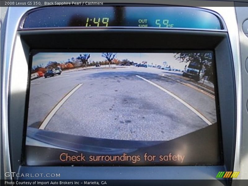 Black Sapphire Pearl / Cashmere 2008 Lexus GS 350