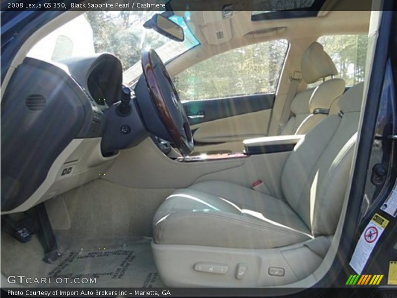 Black Sapphire Pearl / Cashmere 2008 Lexus GS 350