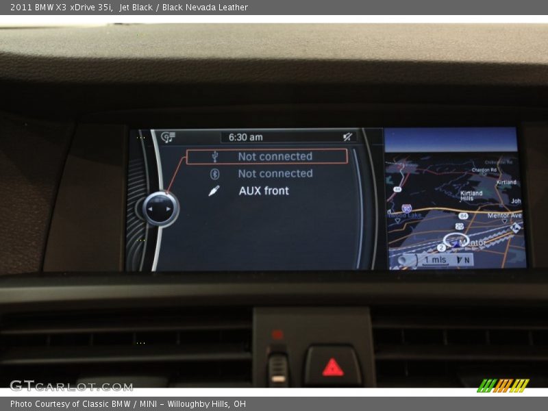 Jet Black / Black Nevada Leather 2011 BMW X3 xDrive 35i