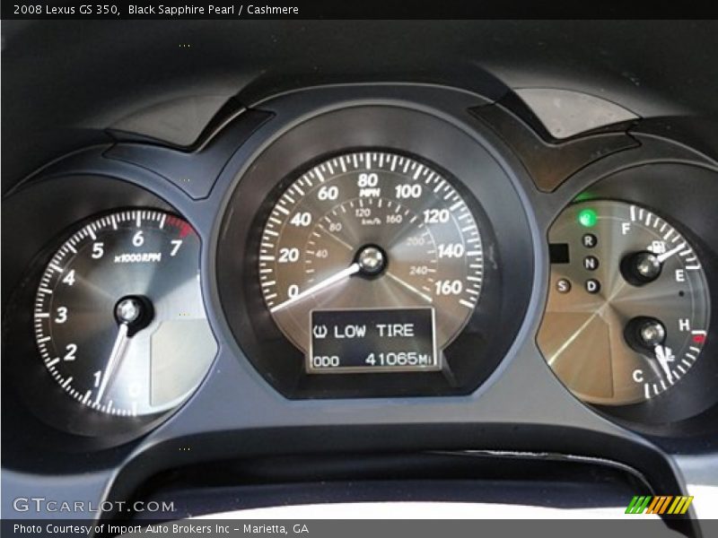 Black Sapphire Pearl / Cashmere 2008 Lexus GS 350