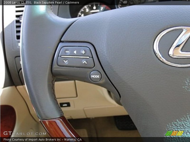 Black Sapphire Pearl / Cashmere 2008 Lexus GS 350