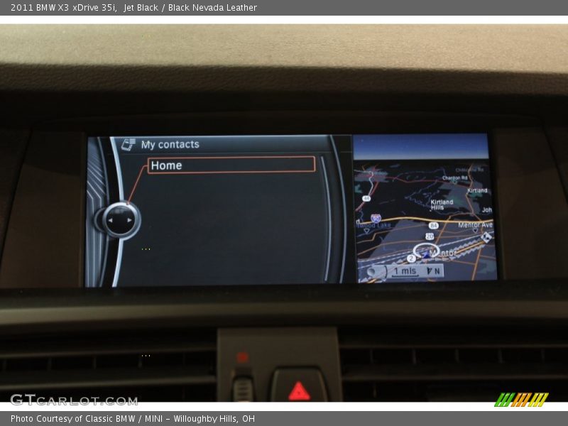 Jet Black / Black Nevada Leather 2011 BMW X3 xDrive 35i