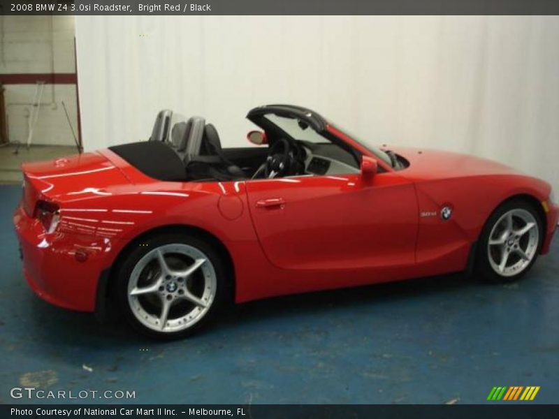 Bright Red / Black 2008 BMW Z4 3.0si Roadster