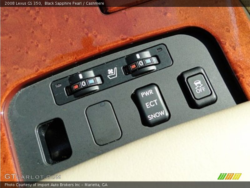 Black Sapphire Pearl / Cashmere 2008 Lexus GS 350