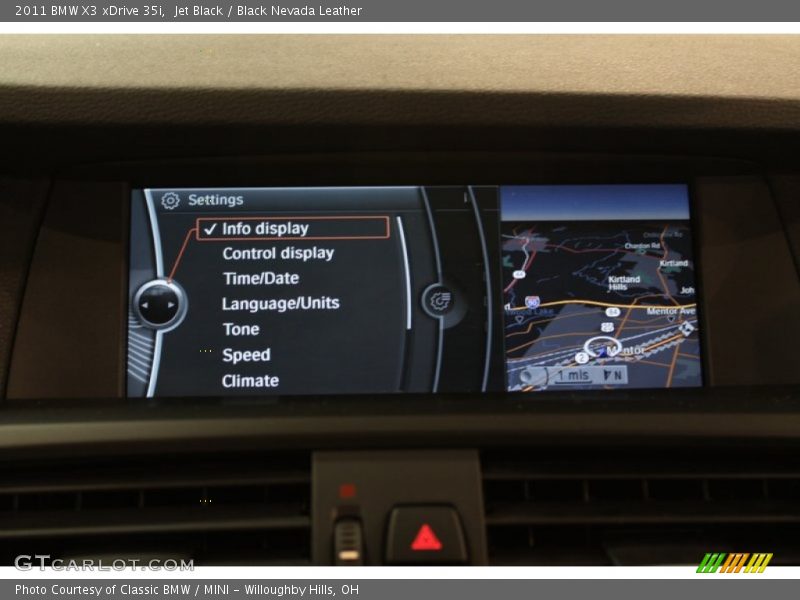 Jet Black / Black Nevada Leather 2011 BMW X3 xDrive 35i
