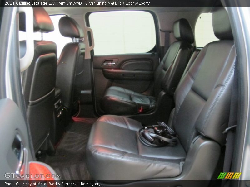 Silver Lining Metallic / Ebony/Ebony 2011 Cadillac Escalade ESV Premium AWD