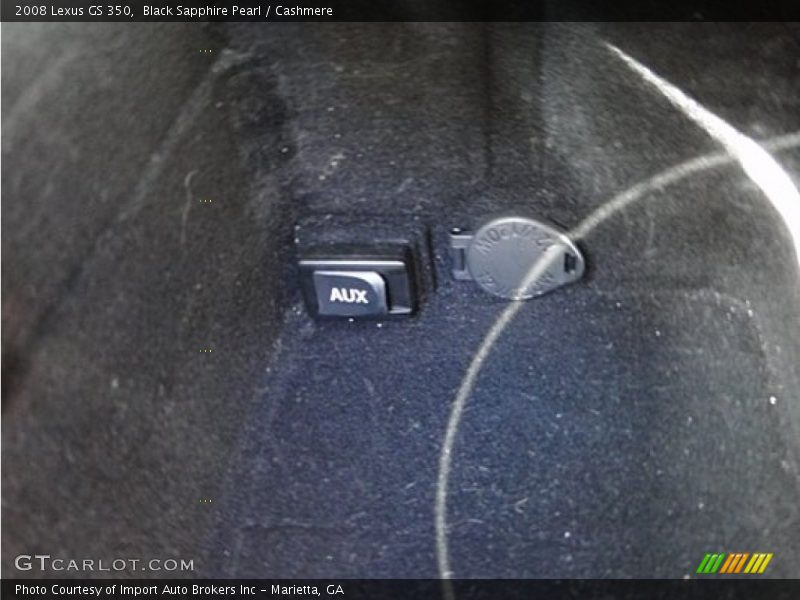 Black Sapphire Pearl / Cashmere 2008 Lexus GS 350