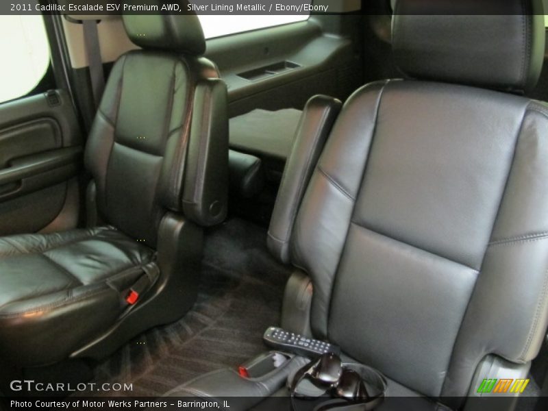 Silver Lining Metallic / Ebony/Ebony 2011 Cadillac Escalade ESV Premium AWD