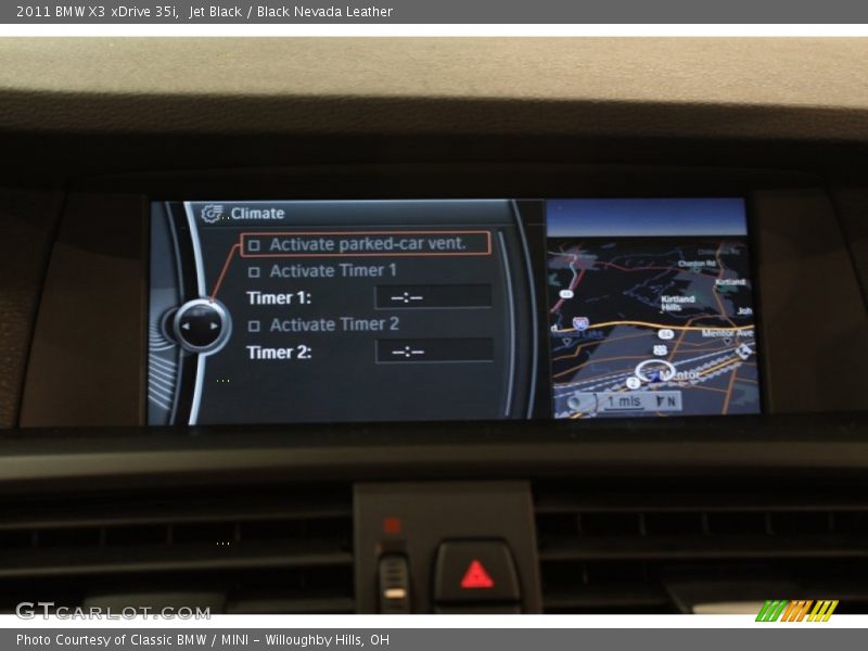 Jet Black / Black Nevada Leather 2011 BMW X3 xDrive 35i