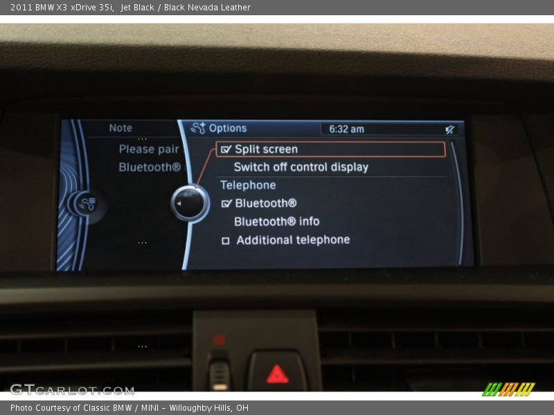 Jet Black / Black Nevada Leather 2011 BMW X3 xDrive 35i