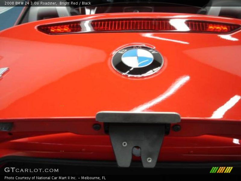 Bright Red / Black 2008 BMW Z4 3.0si Roadster