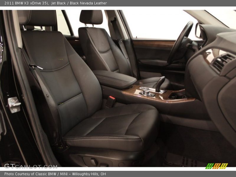 Jet Black / Black Nevada Leather 2011 BMW X3 xDrive 35i