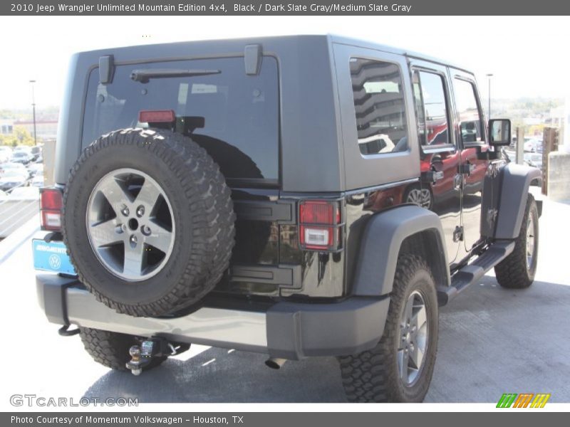 Black / Dark Slate Gray/Medium Slate Gray 2010 Jeep Wrangler Unlimited Mountain Edition 4x4