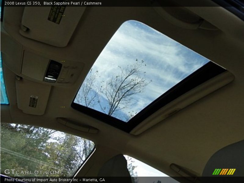 Black Sapphire Pearl / Cashmere 2008 Lexus GS 350