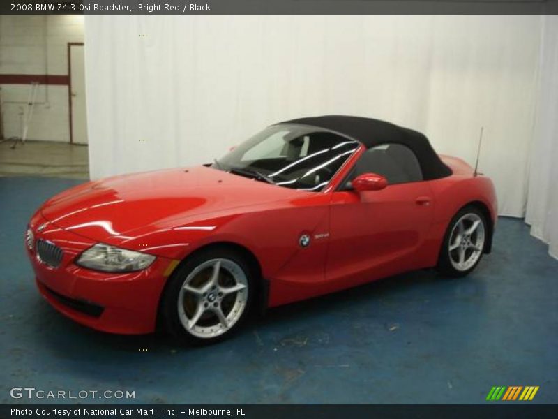 Bright Red / Black 2008 BMW Z4 3.0si Roadster