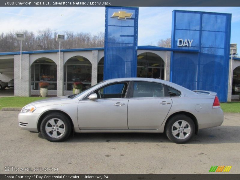 Silverstone Metallic / Ebony Black 2008 Chevrolet Impala LT
