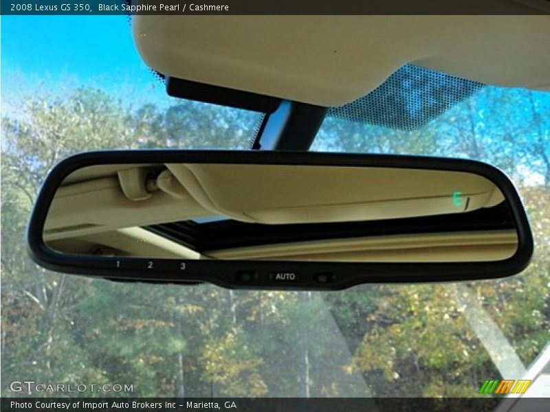 Black Sapphire Pearl / Cashmere 2008 Lexus GS 350
