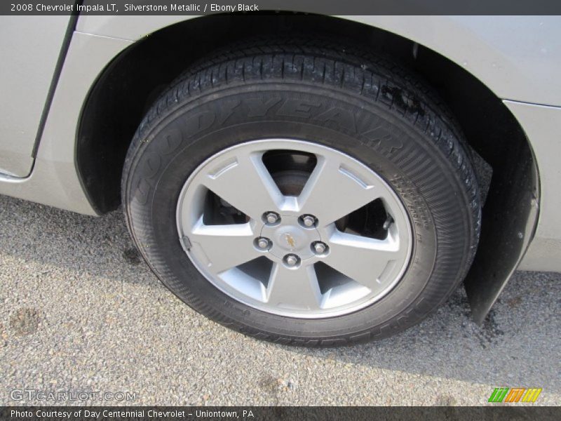 Silverstone Metallic / Ebony Black 2008 Chevrolet Impala LT
