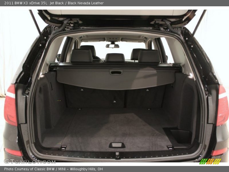 Jet Black / Black Nevada Leather 2011 BMW X3 xDrive 35i