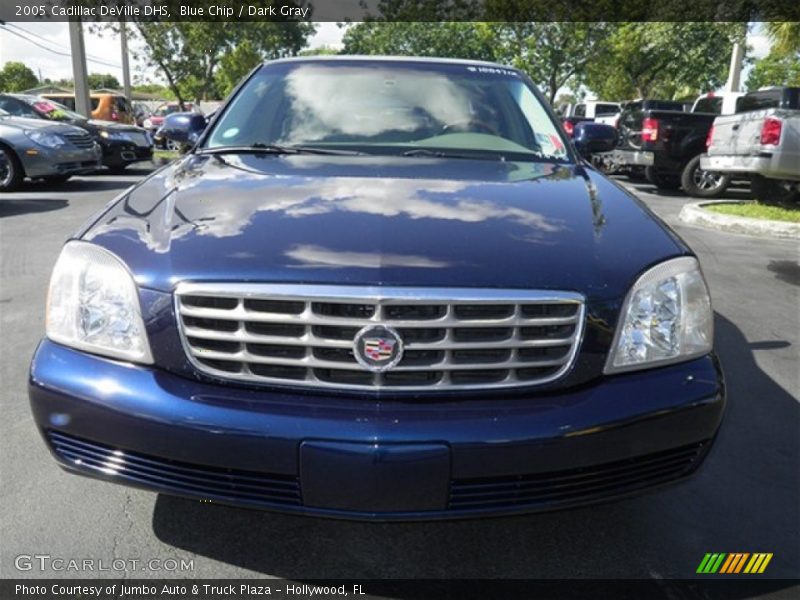 Blue Chip / Dark Gray 2005 Cadillac DeVille DHS