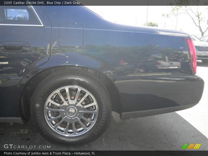 Blue Chip / Dark Gray 2005 Cadillac DeVille DHS