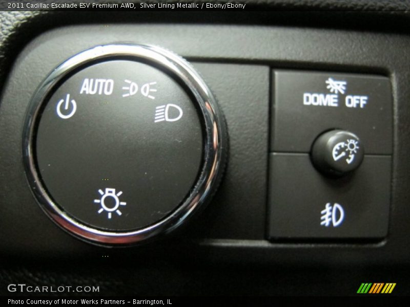 Silver Lining Metallic / Ebony/Ebony 2011 Cadillac Escalade ESV Premium AWD