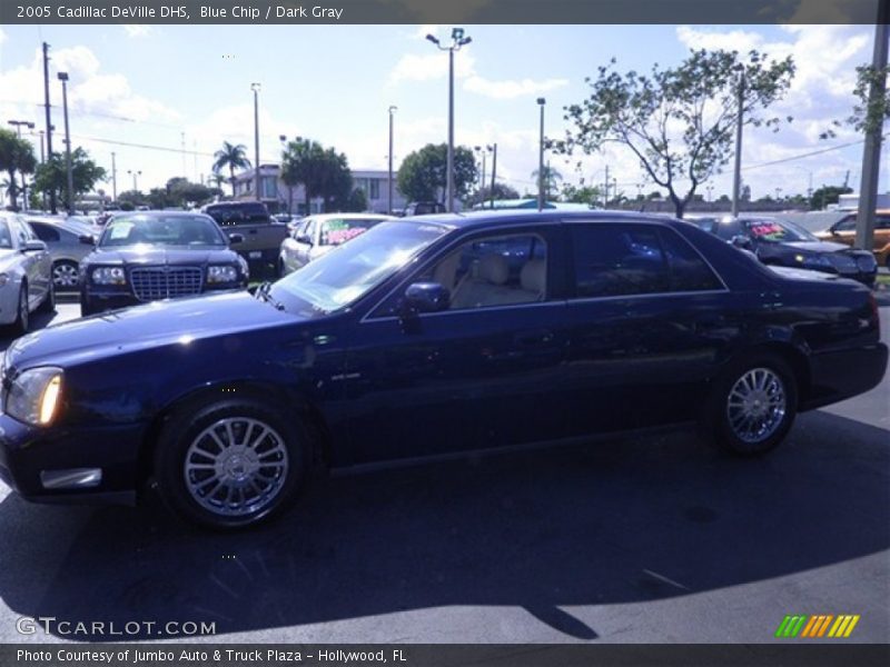 Blue Chip / Dark Gray 2005 Cadillac DeVille DHS