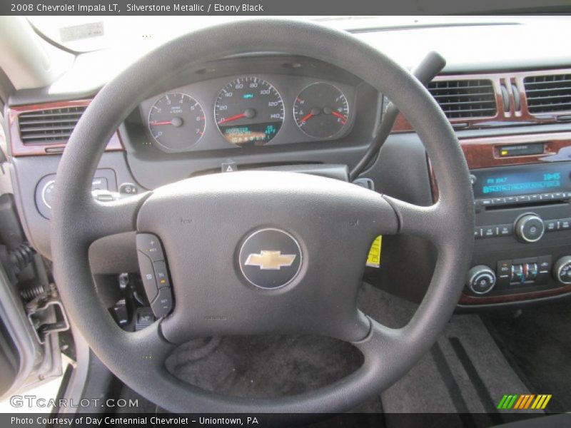 Silverstone Metallic / Ebony Black 2008 Chevrolet Impala LT