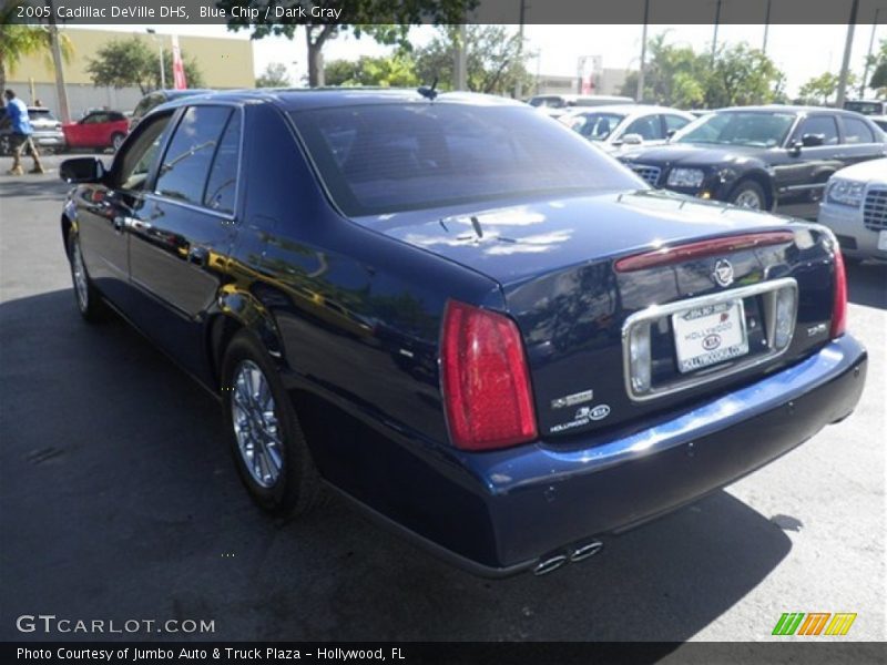 Blue Chip / Dark Gray 2005 Cadillac DeVille DHS