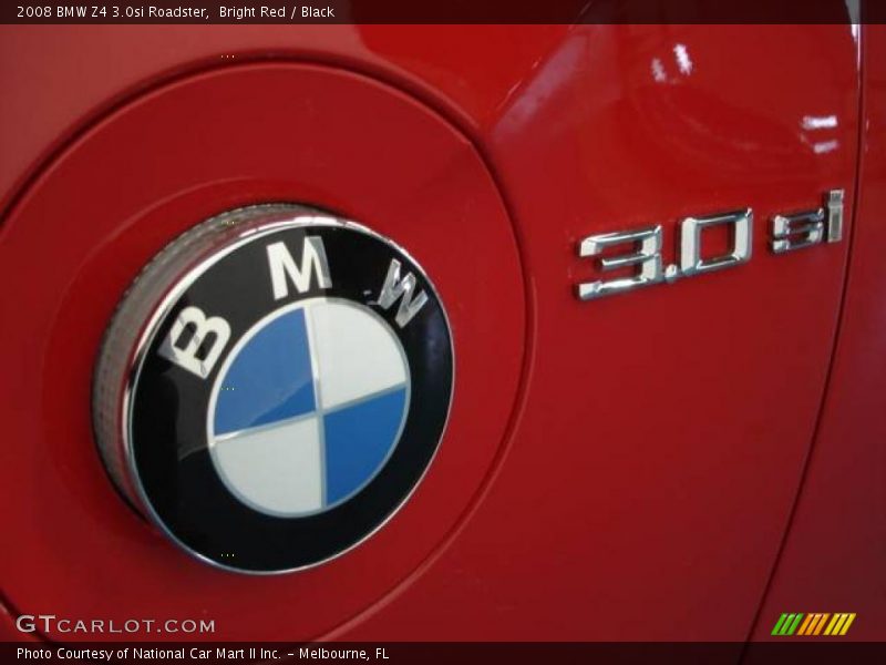 Bright Red / Black 2008 BMW Z4 3.0si Roadster