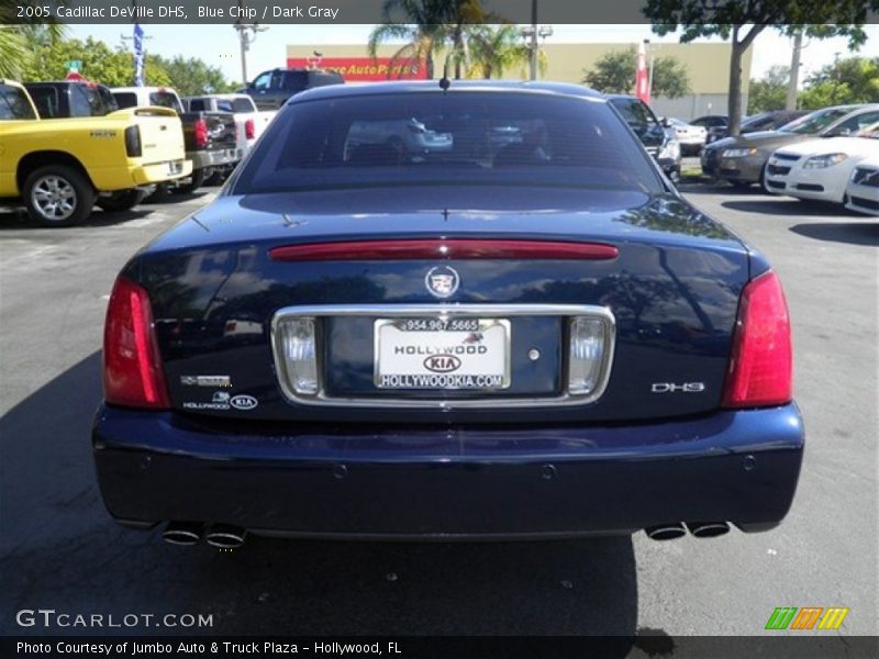 Blue Chip / Dark Gray 2005 Cadillac DeVille DHS