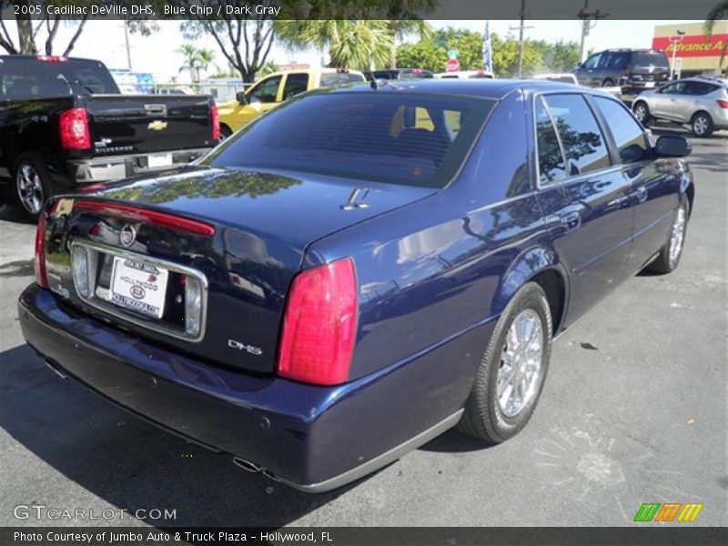 Blue Chip / Dark Gray 2005 Cadillac DeVille DHS