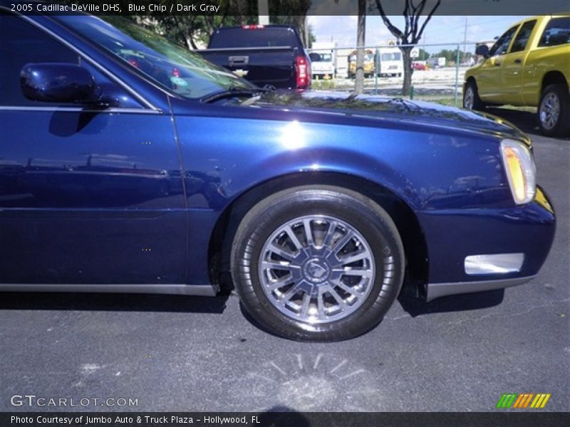 Blue Chip / Dark Gray 2005 Cadillac DeVille DHS