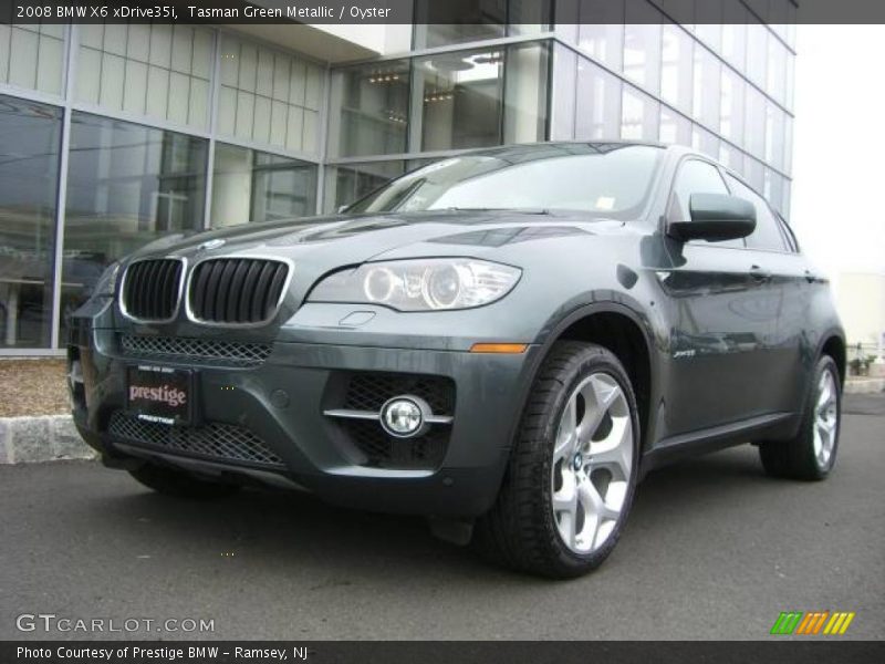 Tasman Green Metallic / Oyster 2008 BMW X6 xDrive35i