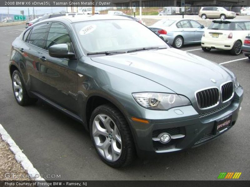 Tasman Green Metallic / Oyster 2008 BMW X6 xDrive35i