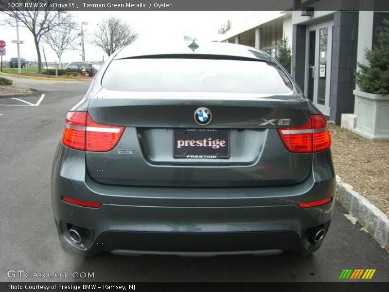 Tasman Green Metallic / Oyster 2008 BMW X6 xDrive35i