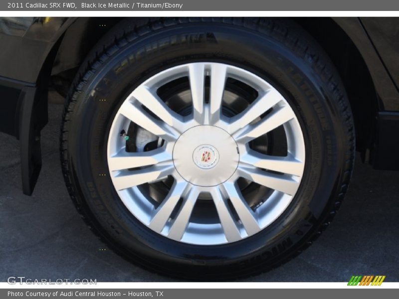 Black Ice Metallic / Titanium/Ebony 2011 Cadillac SRX FWD