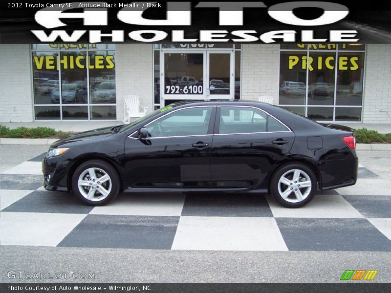 Attitude Black Metallic / Black 2012 Toyota Camry SE