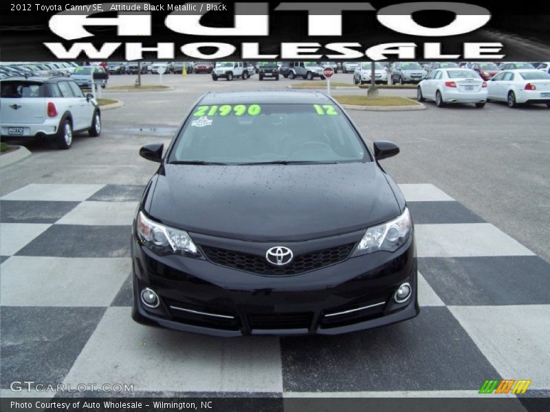 Attitude Black Metallic / Black 2012 Toyota Camry SE