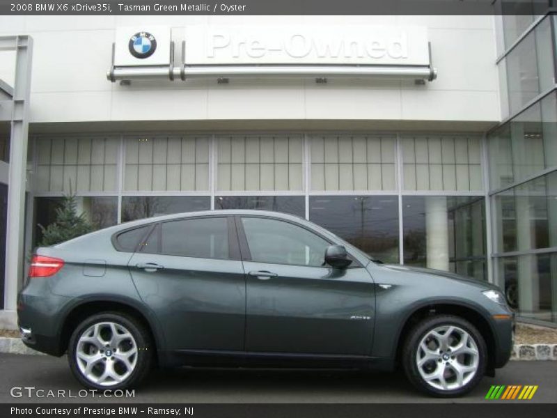 Tasman Green Metallic / Oyster 2008 BMW X6 xDrive35i