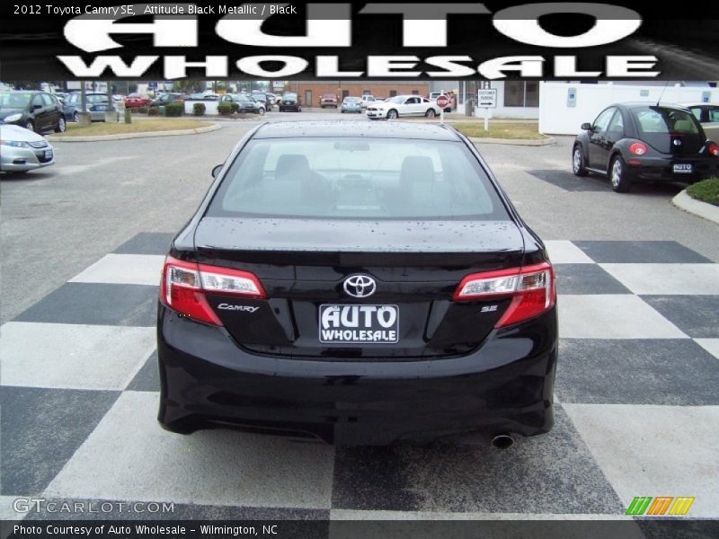 Attitude Black Metallic / Black 2012 Toyota Camry SE
