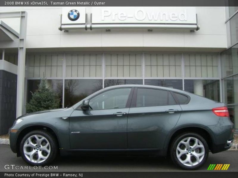 Tasman Green Metallic / Oyster 2008 BMW X6 xDrive35i