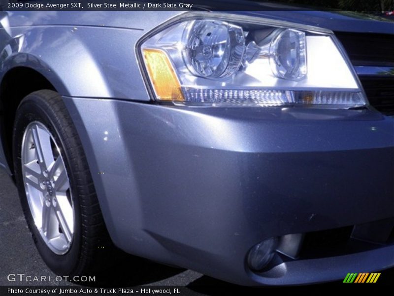 Silver Steel Metallic / Dark Slate Gray 2009 Dodge Avenger SXT