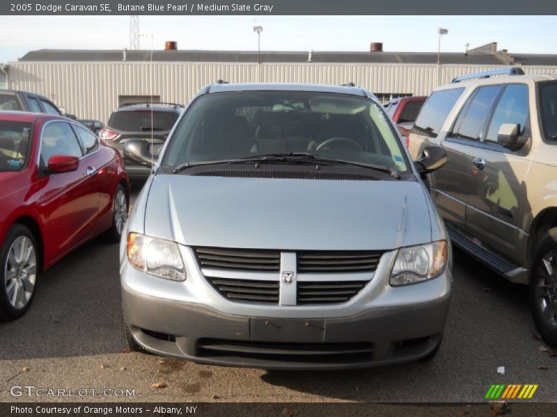 Butane Blue Pearl / Medium Slate Gray 2005 Dodge Caravan SE