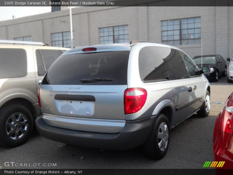 Butane Blue Pearl / Medium Slate Gray 2005 Dodge Caravan SE