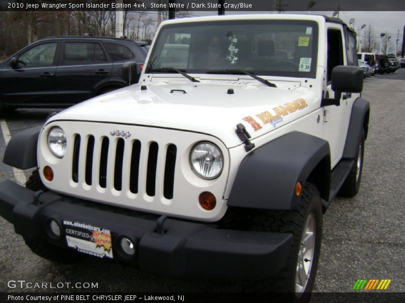 Stone White / Dark Slate Gray/Blue 2010 Jeep Wrangler Sport Islander Edition 4x4