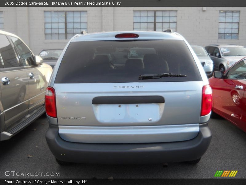 Butane Blue Pearl / Medium Slate Gray 2005 Dodge Caravan SE