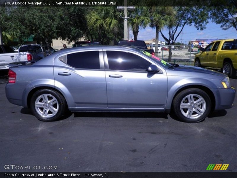 Silver Steel Metallic / Dark Slate Gray 2009 Dodge Avenger SXT