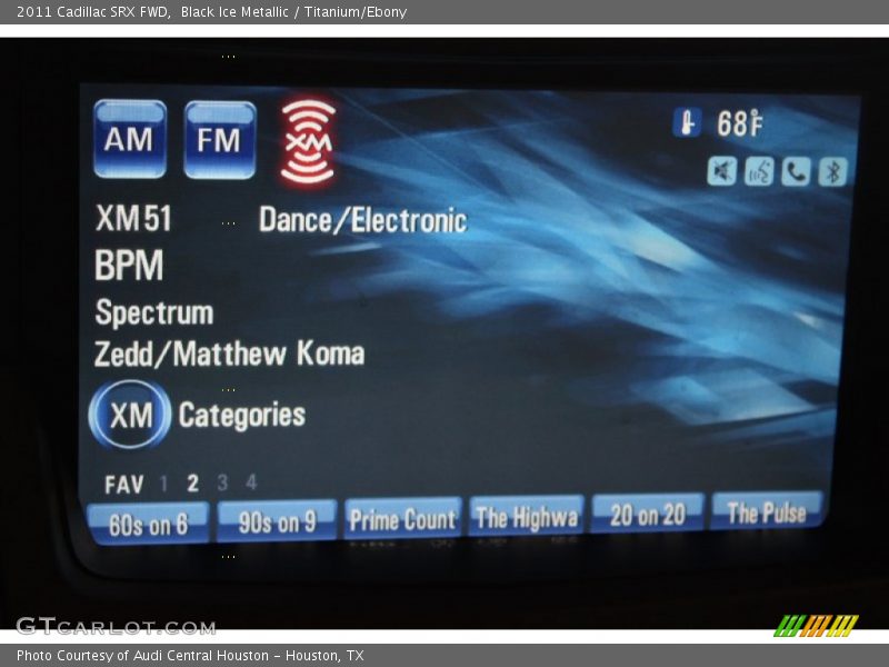 Black Ice Metallic / Titanium/Ebony 2011 Cadillac SRX FWD